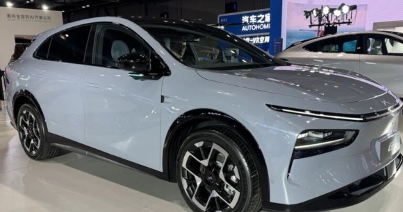 La Xpeng G7 au salon automobile de Hong Kong, le 12 juin 2025