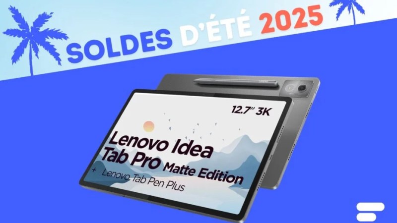 Plus de 100 € de réduction pour la Lenovo Idea Tab Pro Matte Edition, une tablette avec IA et écran 3K 144 Hz pensée pour les étudiants