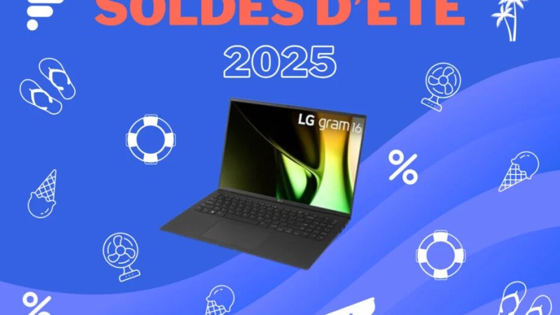 LG Gram 16 : l’ultraportable XXL qui ne pèse presque rien s’allège de plus de 300€ pour les soldes