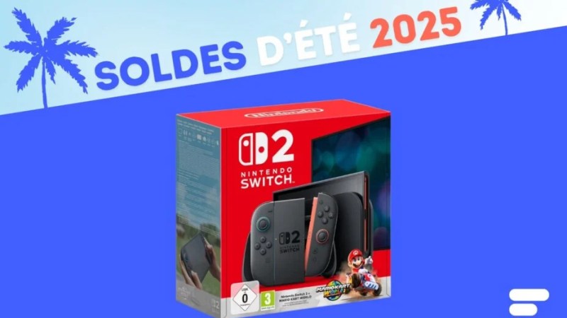 Les soldes font baisser le prix du pack Nintendo Switch 2 avec le jeu Mario Kart World
