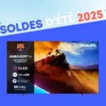 Le prix de ce nouveau TV OLED 65″ Philips avec Ambilight s’allège de 400 €, merci les soldes d’été