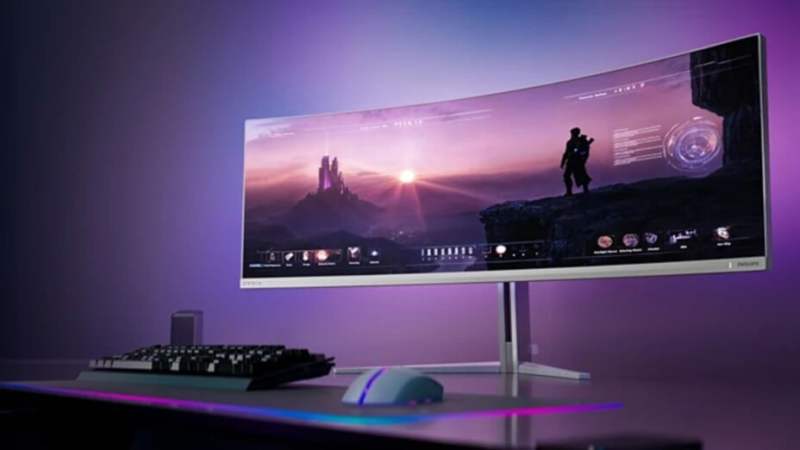 Philips fait du XXL avec cet écran QD OLED incurvé de 49 pouces avec plus de 200 € de remise
