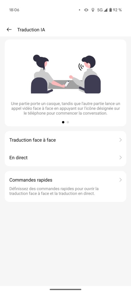 Tela de link real 2