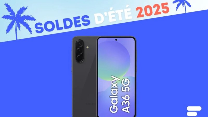 Dopé à l’IA, le récent Samsung Galaxy A36 profite déjà d’une belle remise pendant les soldes d’été