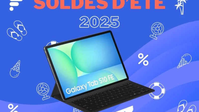Pour les soldes d’été, la récente Samsung Galaxy Tab S10 FE se retrouve dans un pack à moins de 400 €