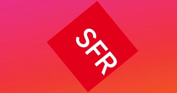 Le logo SFR de biais // Source : Frandroid
