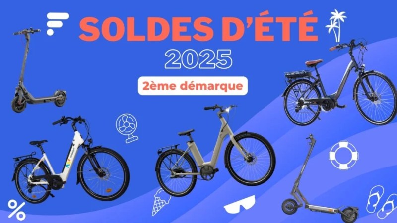 Vélos et trottinettes électriques : voici les 9 offres à dénicher pour la 2e démarque des soldes