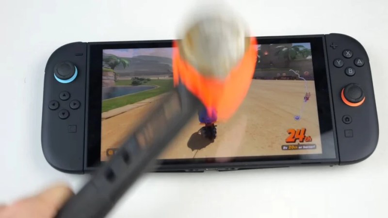 Nintendo Switch 2 : un marteau, un écran… le résultat est hallucinant