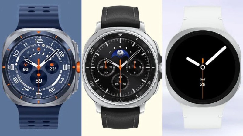 Galaxy Watch 8 : voici les trois prochaines montres de Samsung en images