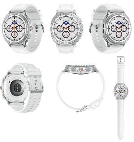 La Samsung Galaxy Watch 8 Classic blanche