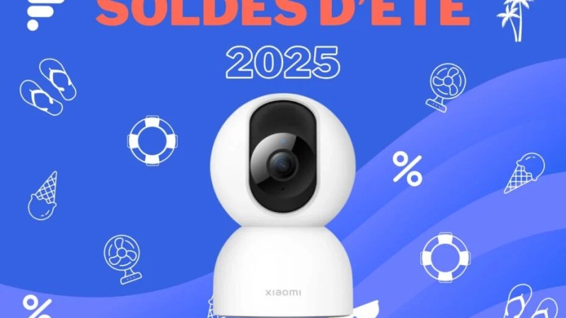 Les soldes d’été commencent bien : cette caméra connectée 2,5K Xiaomi coûte moins de 45 €