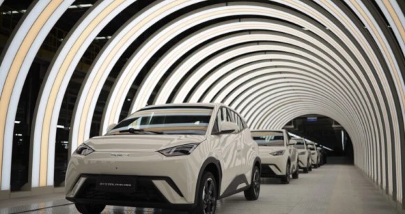 Usine BYD au Brésil // Source : BYD