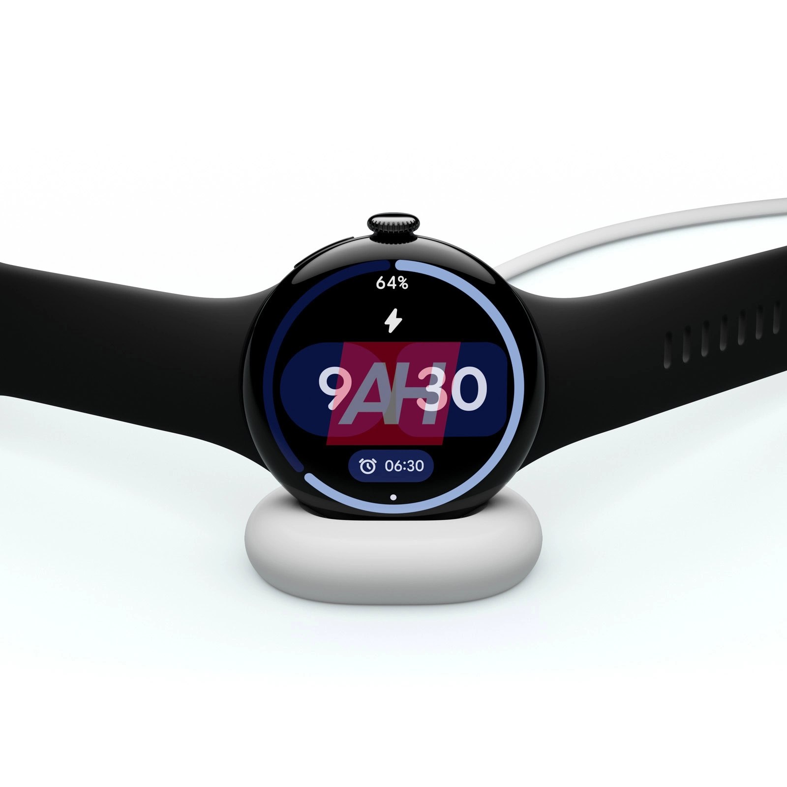 Recharge de la Google Pixel Watch 4 // Source : Android Headlines