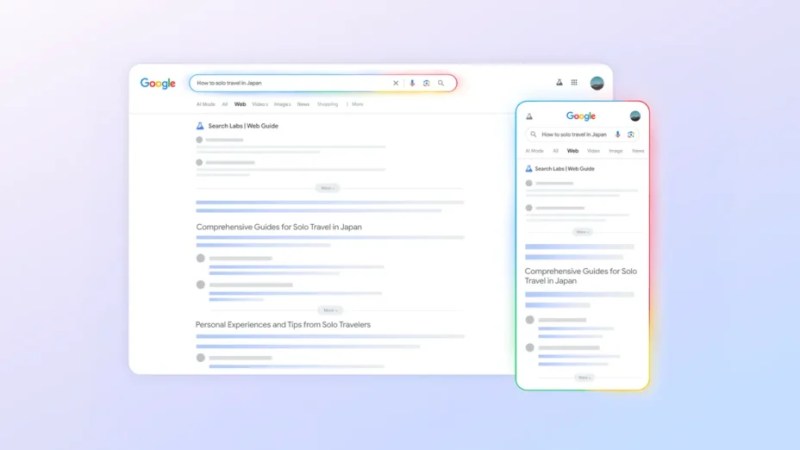 Google tente de moderniser sa page de recherche avec encore plus d’IA