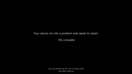 Black screen of death