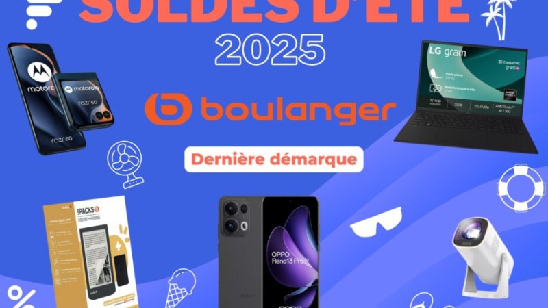 Boulanger liquide ses stocks pour le dernier jour des soldes : les 32 ultimes offres à saisir 
