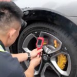 Freins d'une Xiaomi YU7 en feu // Source : Dongchedi