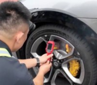 Freins d'une Xiaomi YU7 en feu // Source : Dongchedi
