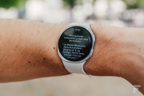 Gemini sur la Samsung Galaxy Watch 8
