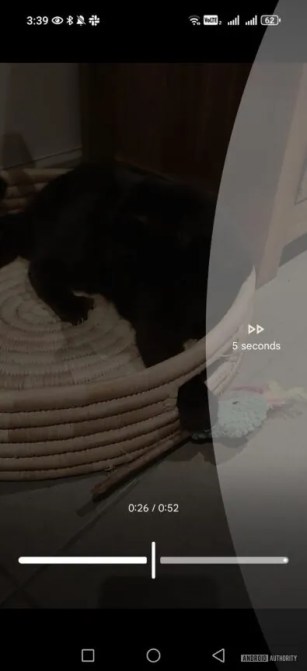 Aperçu du nouveau lecteur vidéo dans Google Photos // Source : Android Authority