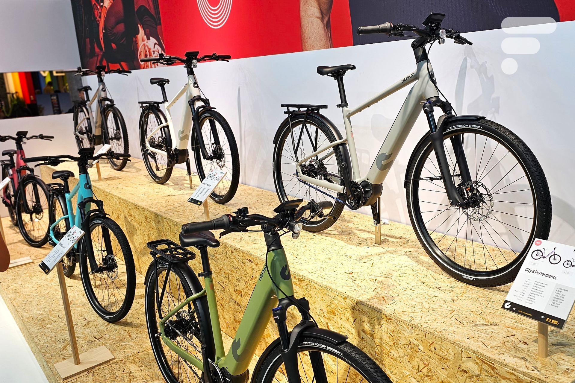 Hepha 8 vélos électriques Eurobike 2025
