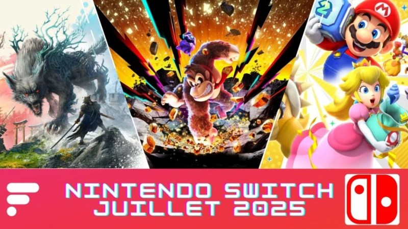 Nintendo Switch 2 en juillet 2025 : La nouvelle aventure 3D de Mar… Donkey Kong arrive cet été !