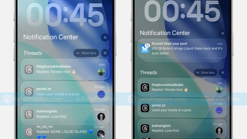 iOS 26 bêta 4 : Apple continue d’ajuster Liquid Glass