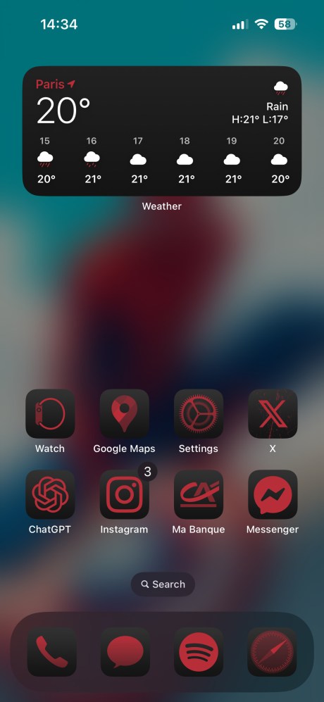 iOS est plus personnalisable que jamais // Source : Frandroid