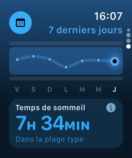 Vitals sur watchOS 11 // Source : Frandroid
