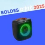 La nouvelle enceinte de soirée JBL coûte déjà 100 € de moins pendant les soldes chez Boulanger