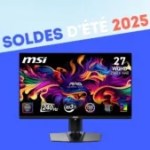 Le prix de ce moniteur gaming QD-OLED 26,5″ bien équipé (240 Hz, 0,03 ms) dégringole pendant les soldes sur Amazon