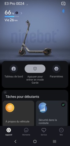 Ninebot E3 Pro E application Segway