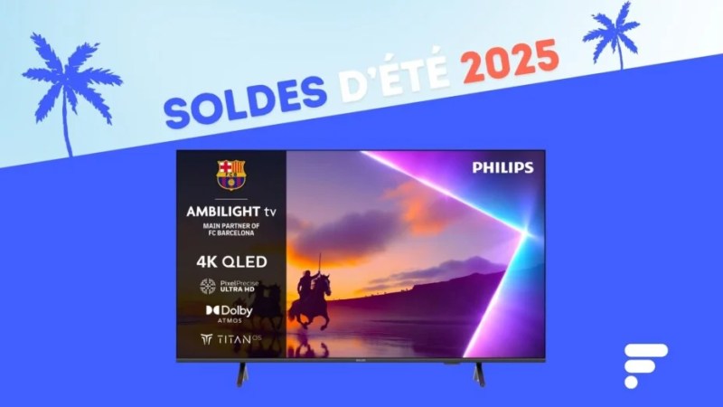 Ce TV QLED 4K 55″ Philips avec Ambilight et HDMI 2.1 ne coûte pas plus de 600 € pendant les soldes