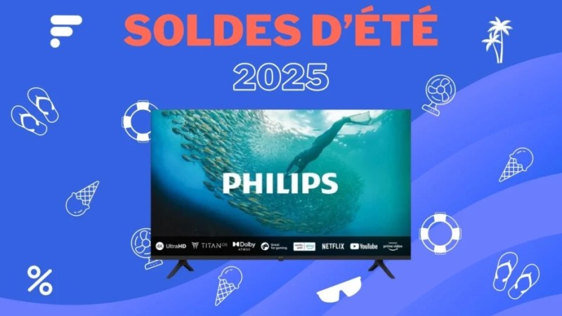 Moins de 600 € pour un TV 4K géant de 75 pouces, de la marque Philips en plus : c’est aussi ça les soldes Moins de 600 € pour un TV 4K géant de 75 pouces, de la marque Philips en plus : c’est aussi ça les soldes