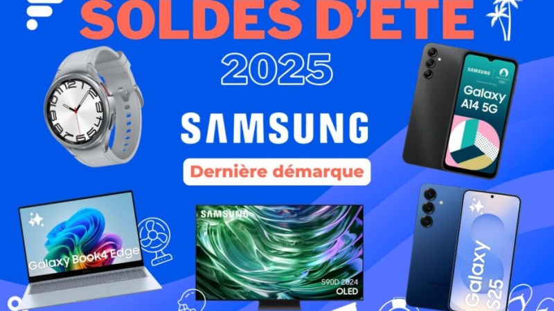 Voici les 17 ultimes offres Samsung pour le dernier jour des soldes d’été