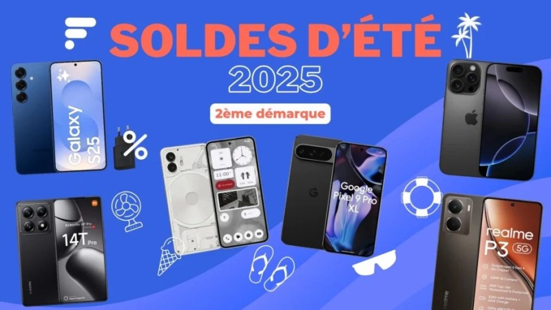 Apple, Samsung, Xiaomi, Google… Les 21 meilleures offres smartphones de la 2e démarque des soldes