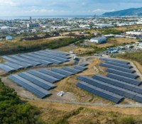 Centrale solaire de la Rivière des Gales, à la Réunion.