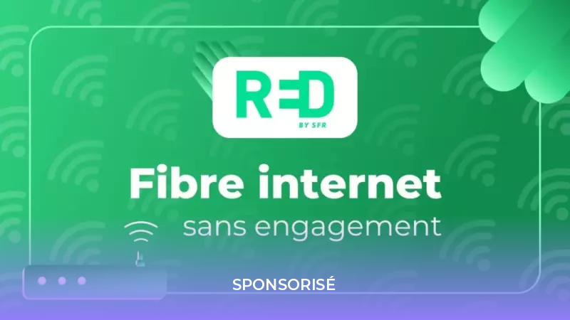 RED débarque avec l’abonnement fibre sans engagement le moins cher du marché