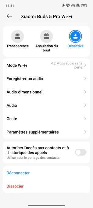 Xiaomi_Buds_5_Pro_WiFi_parametres1