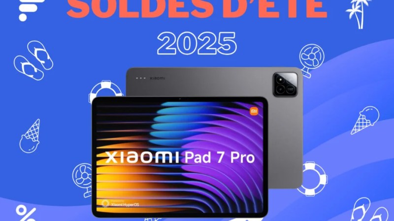 La récente Xiaomi Pad 7 Pro avec son écran 2.5K est déjà 100 € moins chère pour les soldes chez Fnac et Darty