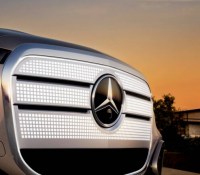 La nouvelle calandre de la Mercedes GLC électrique // Source : Mercedes-Benz