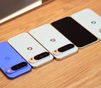 De gauche à droite : Google Pixel 10, Pixel 10 Pro, Pixel 10 Pro XL, Pixel 10 Pro Fold déplié. // Source : Robin Wycke - Frandroid De gauche à droite : Google Pixel 10, Pixel 10 Pro, Pixel 10 Pro XL, Pixel 10 Pro Fold déplié. // Source : Robin Wycke - Frandroid