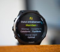 Le statut d'entraînement sur la Garmin Forerunner 970 // Source : Geoffroy Husson - Frandroid