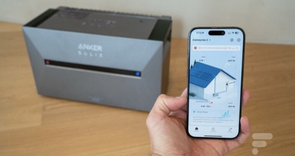 Anker Solix Solarbank 3 Pro // Source : Vincent Sergère pour Frandroid