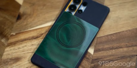 L'anneau aimanté d'une Spigen Nano Pop, pour le Samsung Galaxy S25 Ultra // Source : 9to5google