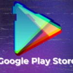 Logo glitché du Google Play Store // Source : Frandroid