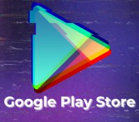 Logo glitché du Google Play Store // Source : Frandroid