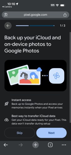 Le nouvel outil « Head Start » // Source : 9to5google