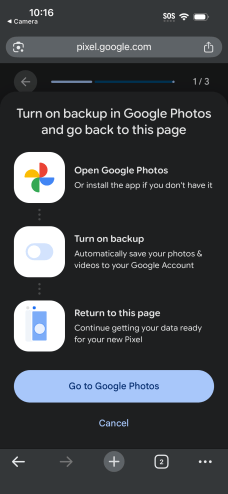 Le nouvel outil « Head Start » // Source : 9to5google