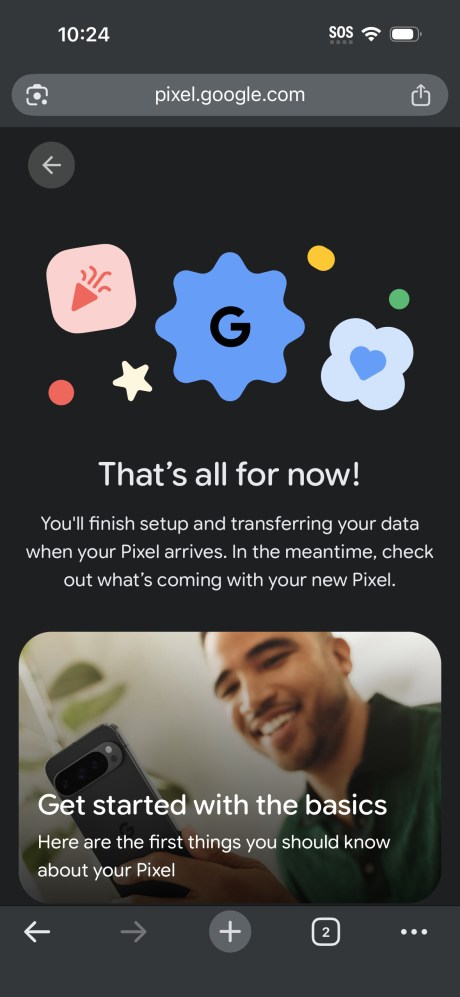 Le nouvel outil « Head Start » // Source : 9to5google